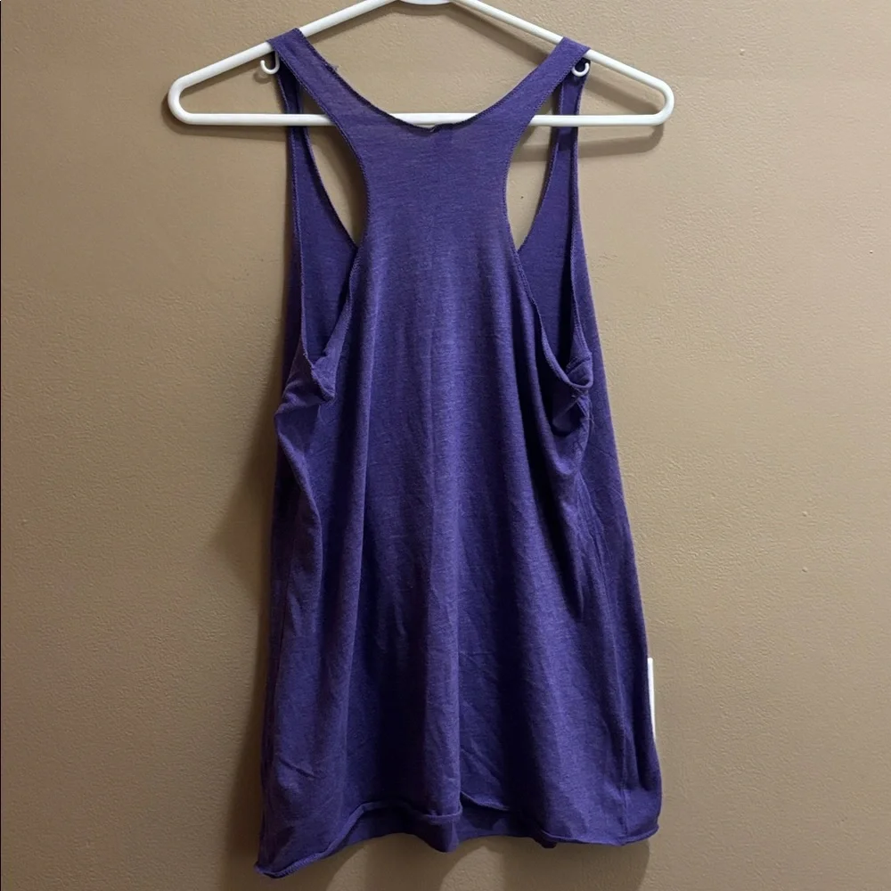 Purple Tank Top with Bunny Graphic - Picture 3 of 3
